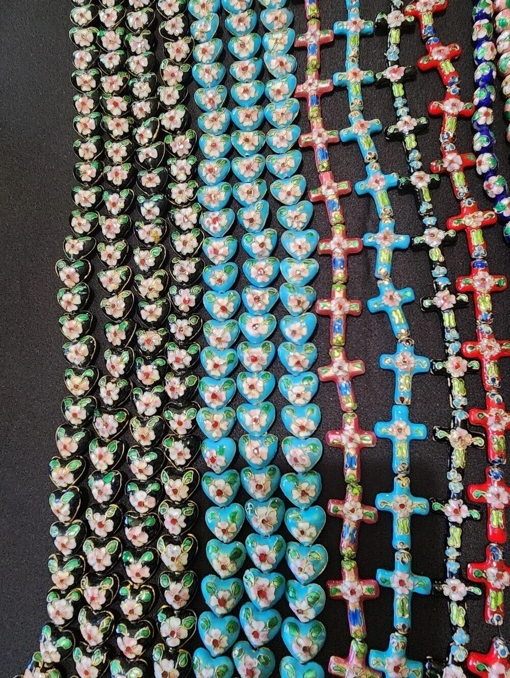 Cloisonne Metal Beads